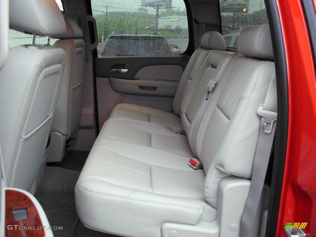 Dark Titanium Interior 2011 GMC Sierra 3500HD SLT Crew Cab 4x4 Photo #48911778