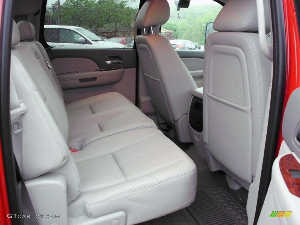 Dark Titanium Interior 2011 GMC Sierra 3500HD SLT Crew Cab 4x4 Photo #48911814
