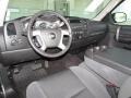 Ebony 2009 Chevrolet Silverado 1500 LT Extended Cab Interior Color