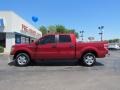 2010 Vermillion Red Ford F150 XLT SuperCrew  photo #4