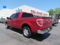 2010 Vermillion Red Ford F150 XLT SuperCrew  photo #5