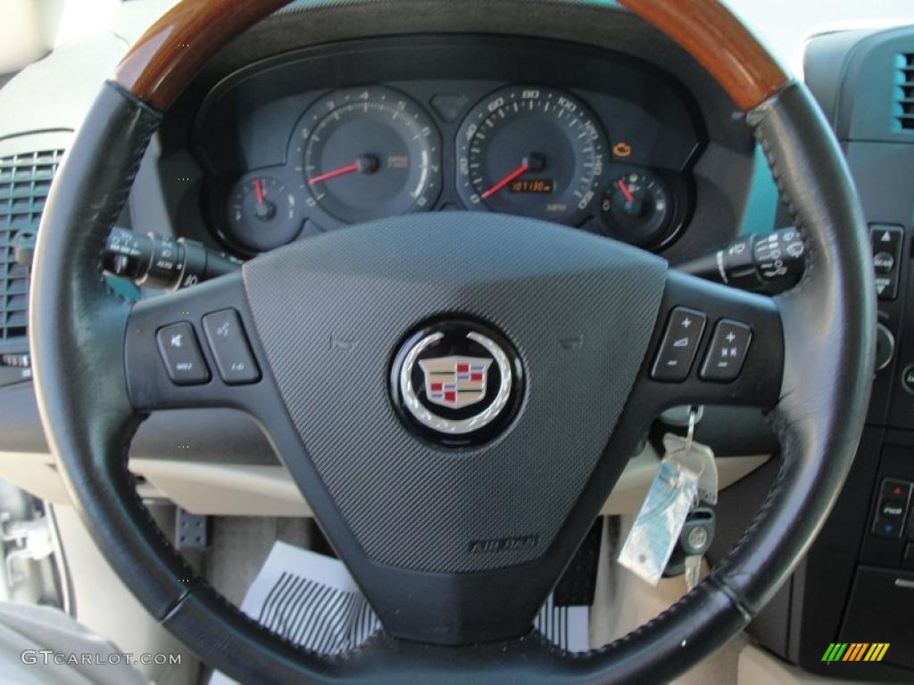 2004 Cadillac SRX V6 Light Neutral Steering Wheel Photo #48913131