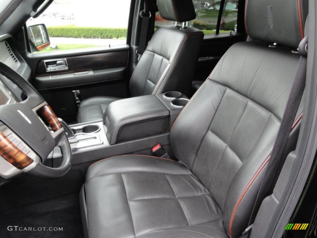 Charcoal Interior 2007 Lincoln Navigator Luxury 4x4 Photo #48913524
