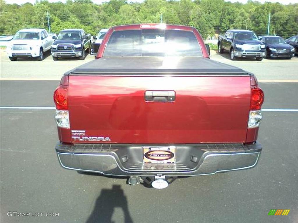 2008 Tundra SR5 Double Cab - Salsa Red Pearl / Beige photo #4