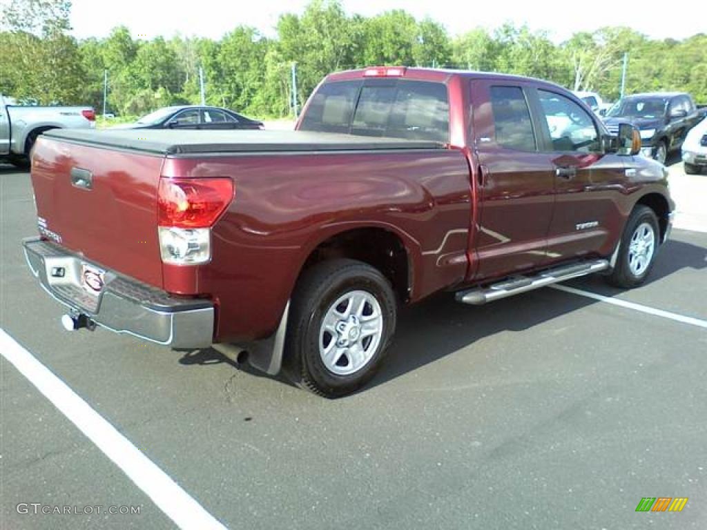 2008 Tundra SR5 Double Cab - Salsa Red Pearl / Beige photo #16