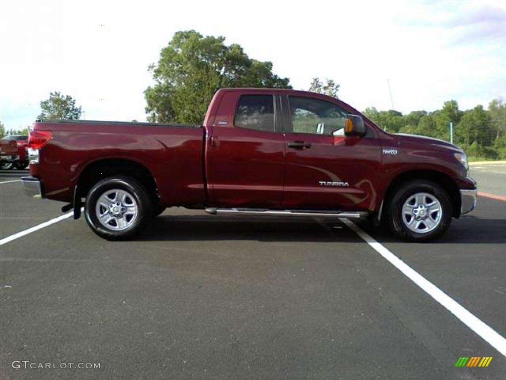 2008 Tundra SR5 Double Cab - Salsa Red Pearl / Beige photo #17