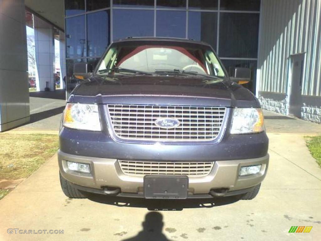 2003 Expedition Eddie Bauer 4x4 - Medium Wedgewood Blue Metallic / Medium Parchment photo #2