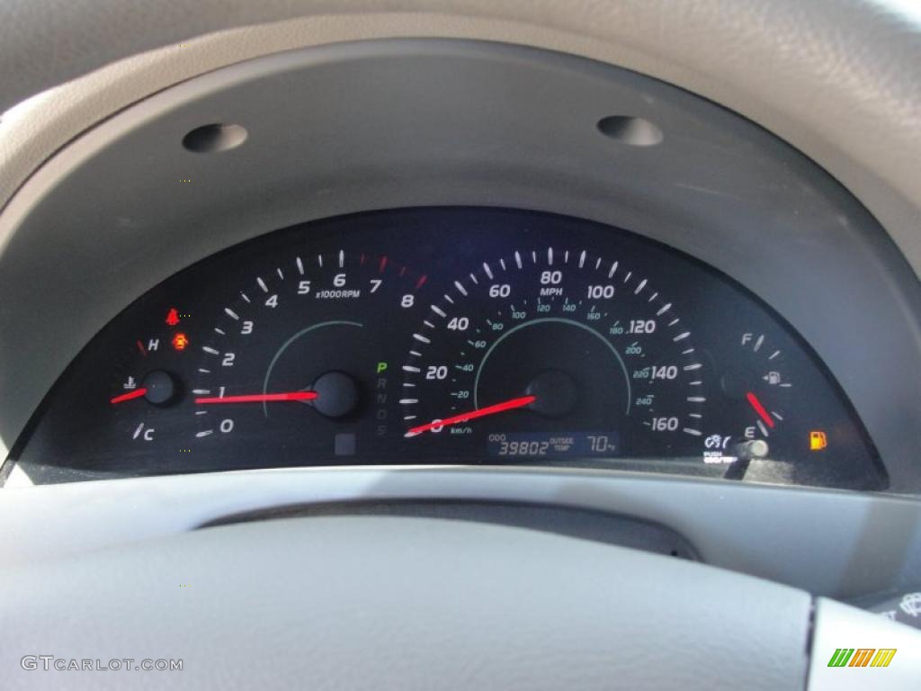 2008 Camry LE V6 - Blue Ribbon Metallic / Ash photo #42