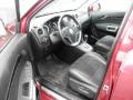 Black 2008 Saturn VUE Red Line AWD Interior Color