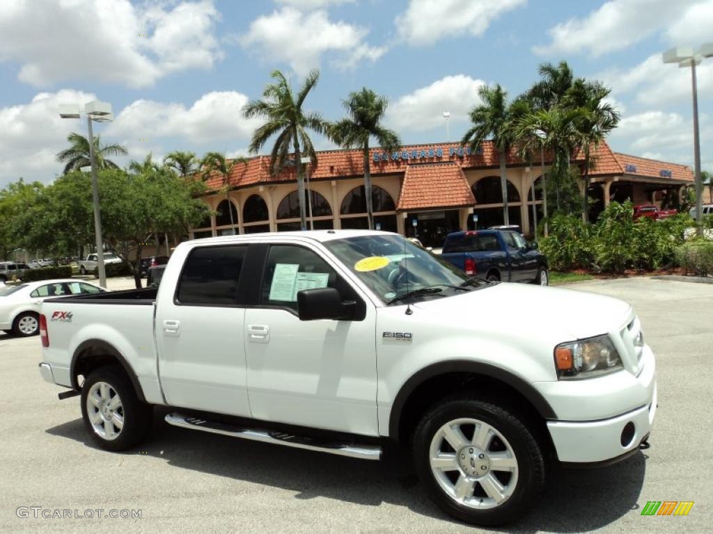 2008 F150 FX4 SuperCrew 4x4 - Oxford White / Black photo #1