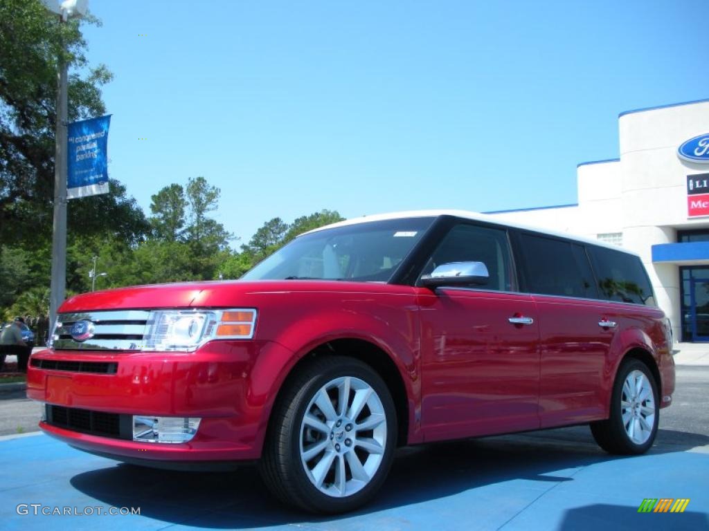 2011 Flex Limited AWD - Red Candy Metallic / Charcoal Black photo #1