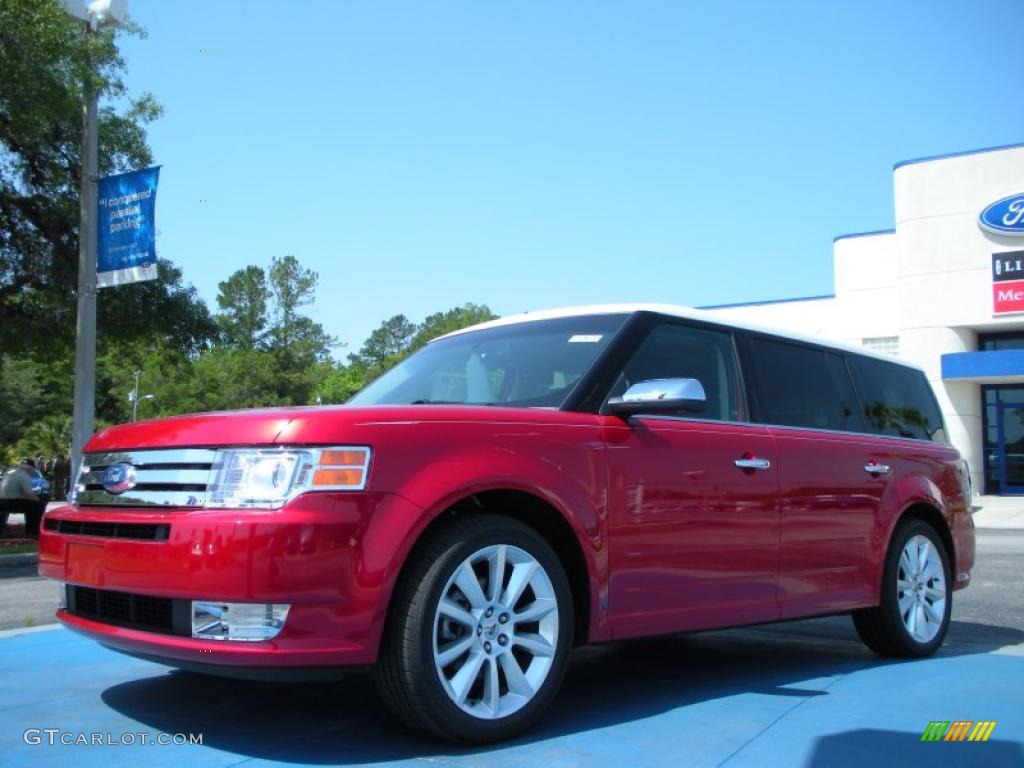 Red Candy Metallic 2011 Ford Flex Limited AWD Exterior Photo #48917496