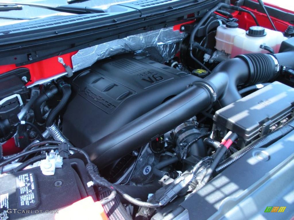 2011 Ford F150 XLT SuperCab 4x4 3.5 Liter GTDI EcoBoost Twin-Turbocharged DOHC 24-Valve VVT V6 Engine Photo #48917838
