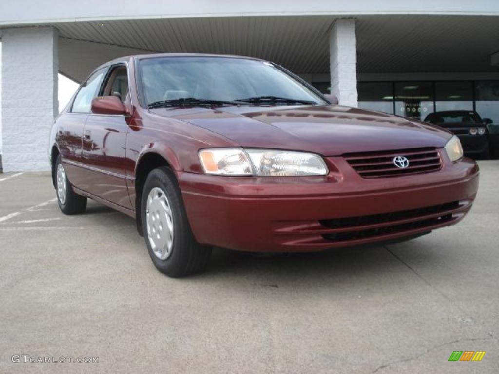 1999 Camry LE - Vintage Red Pearl / Gray photo #1
