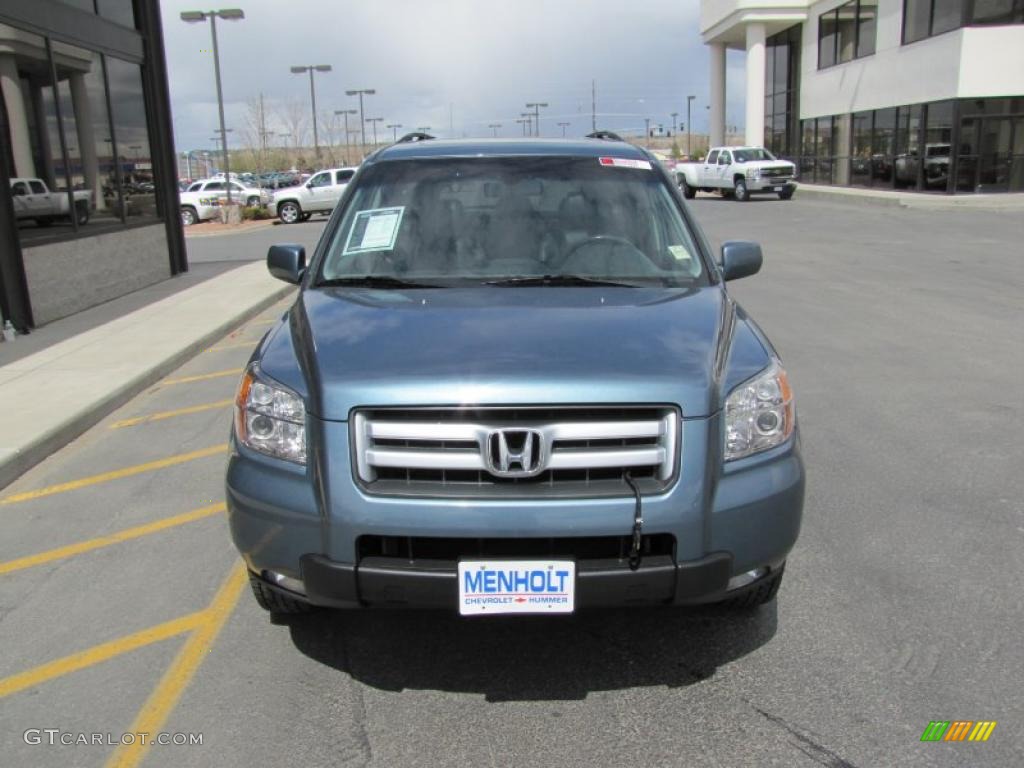 2008 Pilot EX-L 4WD - Steel Blue Metallic / Gray photo #39