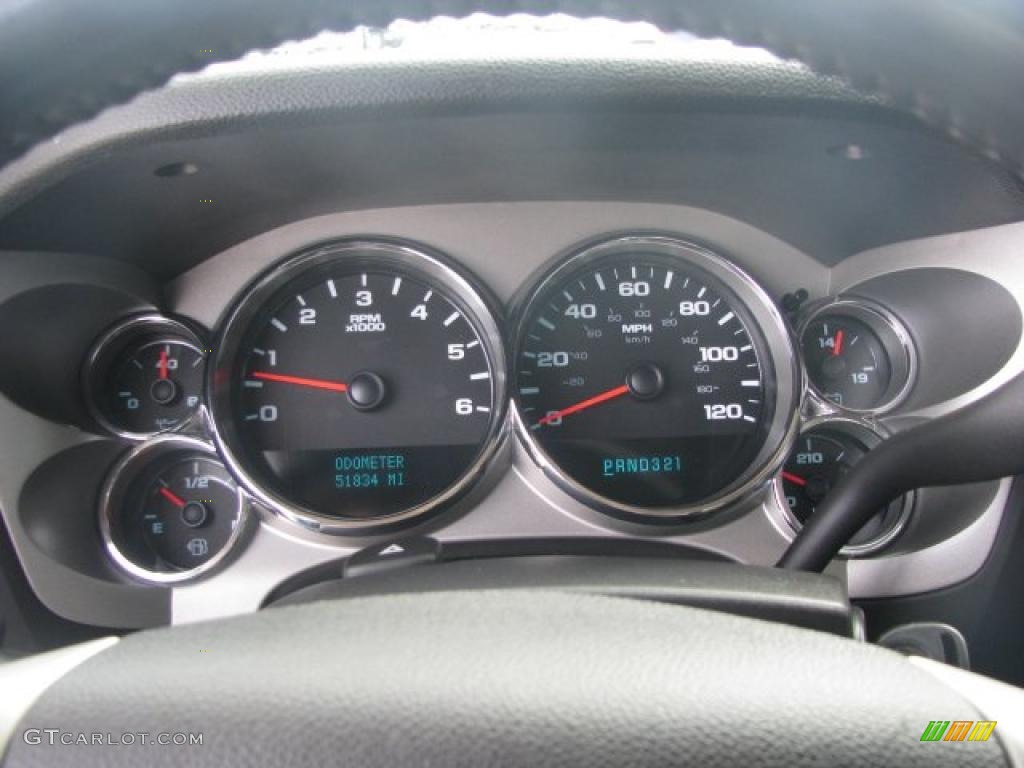 2008 Silverado 1500 LT Extended Cab - Graystone Metallic / Ebony photo #16
