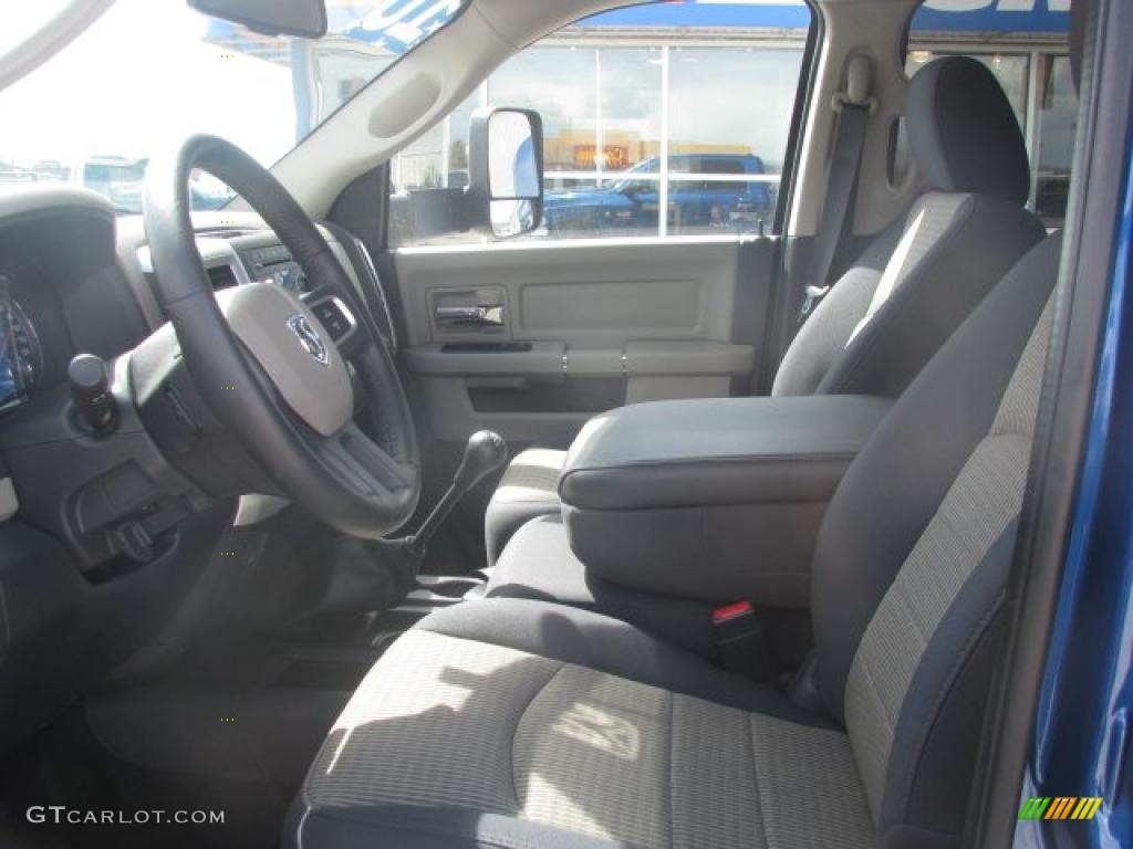 2010 Ram 3500 Big Horn Edition Crew Cab 4x4 - Deep Water Blue / Dark Slate/Medium Graystone photo #11