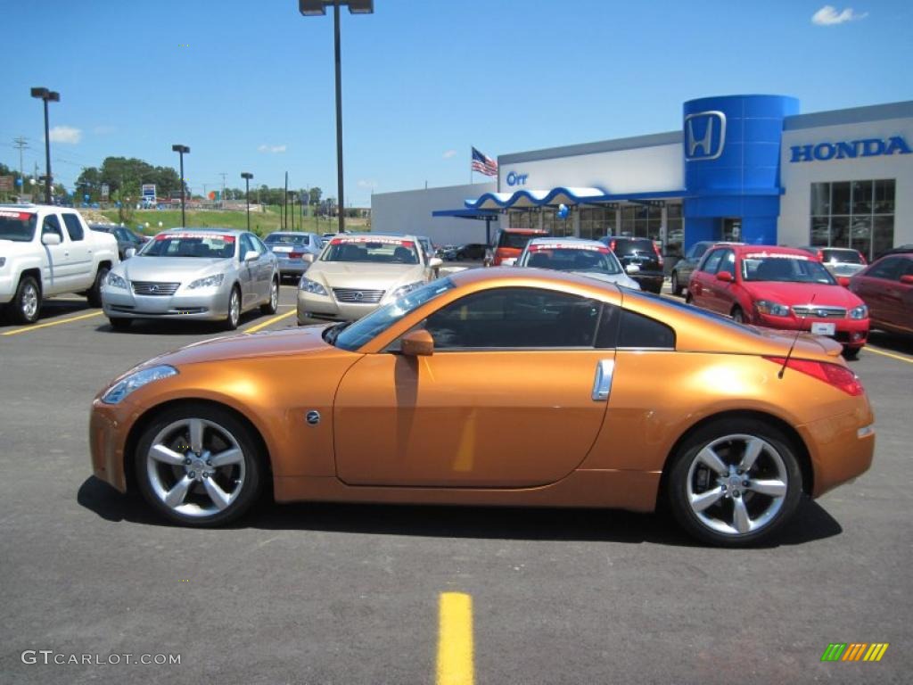 2006 350Z Touring Coupe - Le Mans Sunset Metallic / Charcoal Leather photo #2