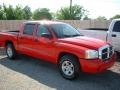 2005 Flame Red Dodge Dakota SLT Quad Cab  photo #1