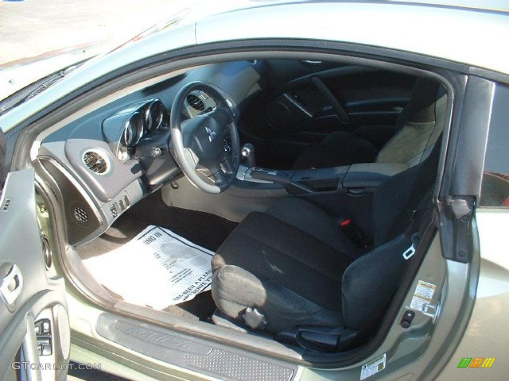 2008 Eclipse GS Coupe - Optimist Green Metallic / Dark Charcoal photo #9
