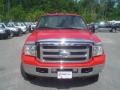 2007 Red Ford F450 Super Duty Lariat Crew Cab 4x4  photo #2