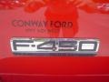 2007 Red Ford F450 Super Duty Lariat Crew Cab 4x4  photo #8