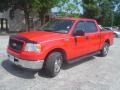 2006 Bright Red Ford F150 XLT SuperCrew  photo #1