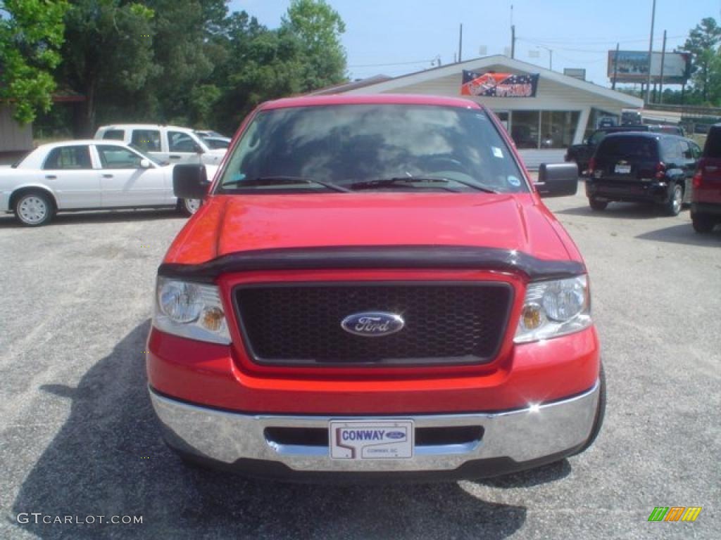 2006 F150 XLT SuperCrew - Bright Red / Medium/Dark Flint photo #2