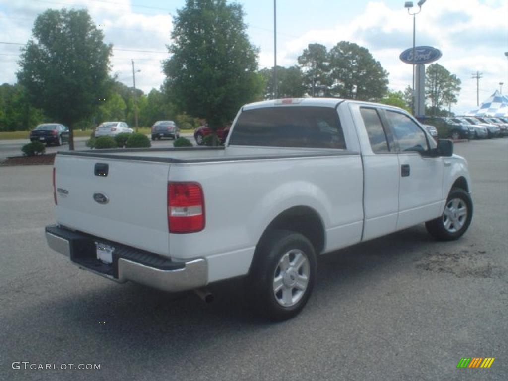 2004 F150 XLT SuperCab - Oxford White / Medium/Dark Flint photo #5