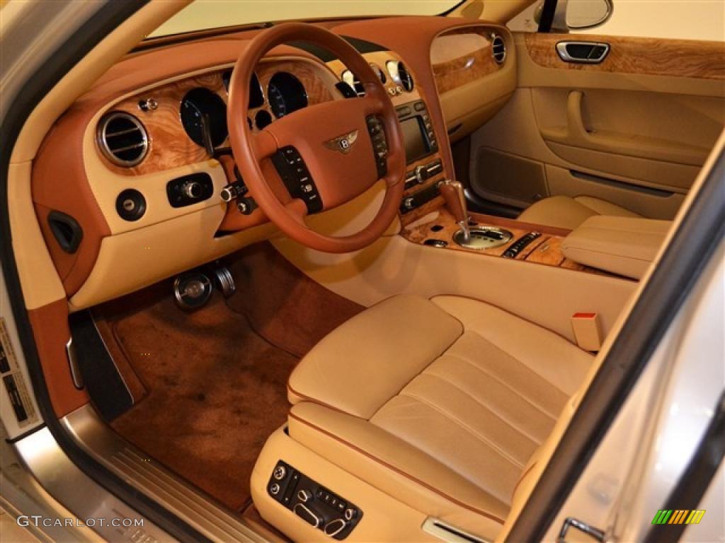Saffron/Saddle Interior 2009 Bentley Continental Flying Spur Standard Continental Flying Spur Model Photo #48925789