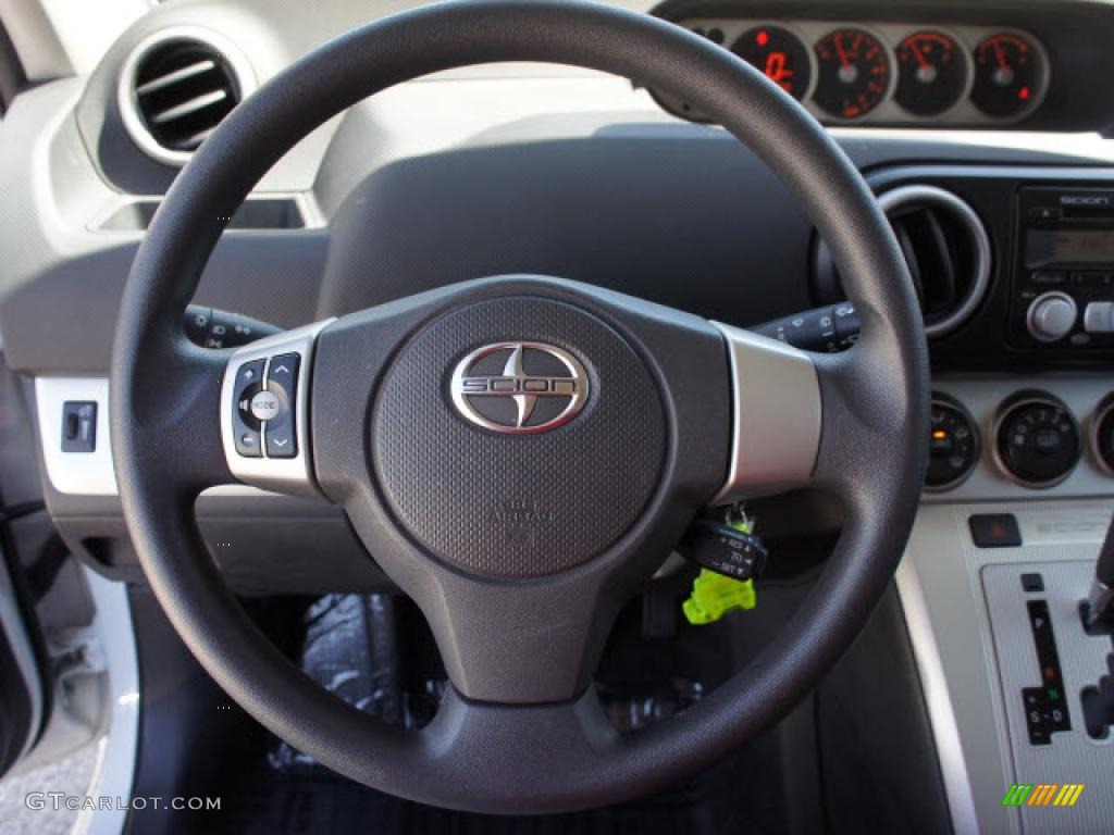 2009 Scion xB Standard xB Model Dark Gray Steering Wheel Photo #48926578