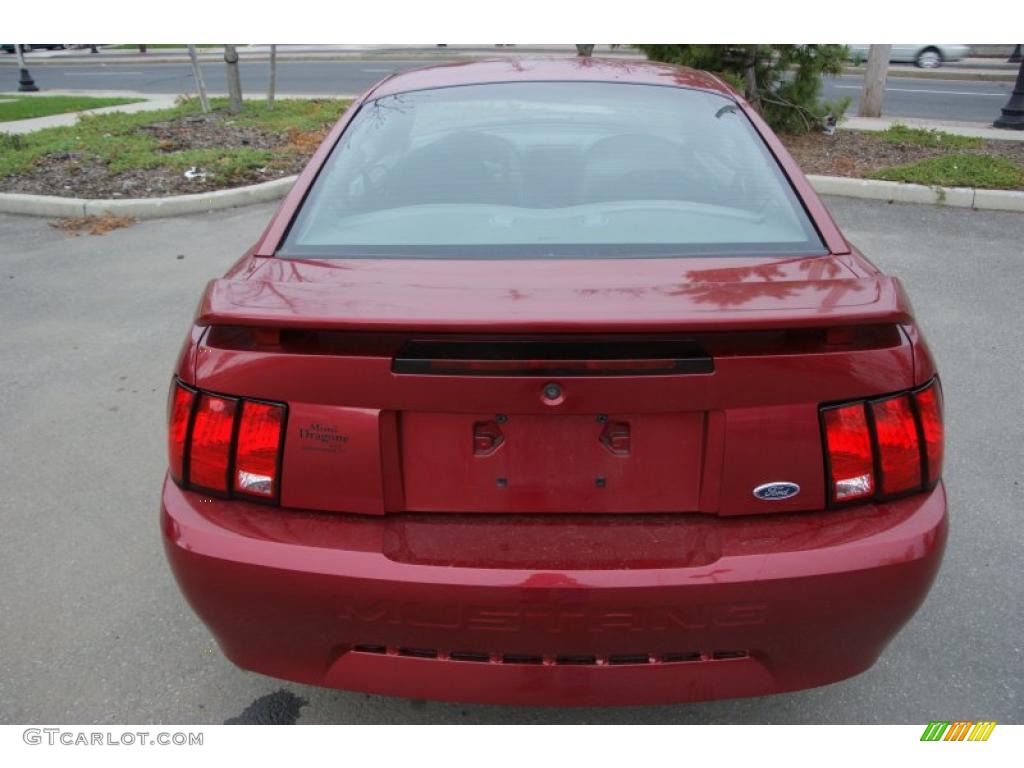 2003 Mustang V6 Coupe - Redfire Metallic / Dark Charcoal/Medium Parchment photo #5