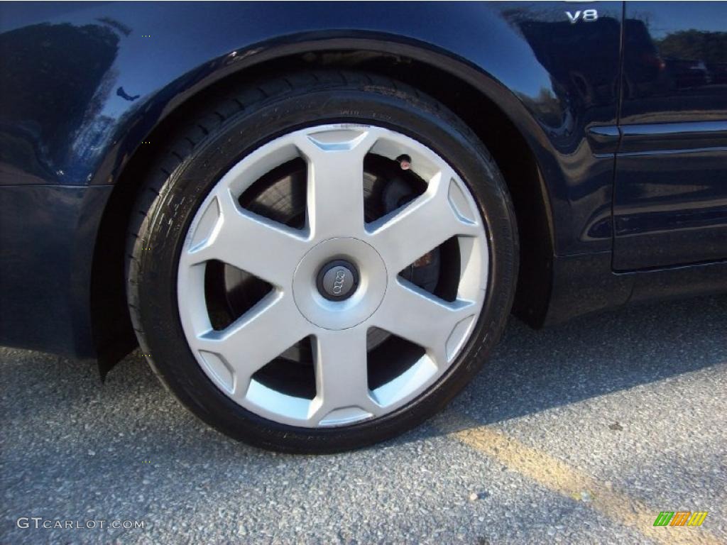 2004 S4 4.2 quattro Cabriolet - Moro Blue Pearl Effect / Silver photo #11
