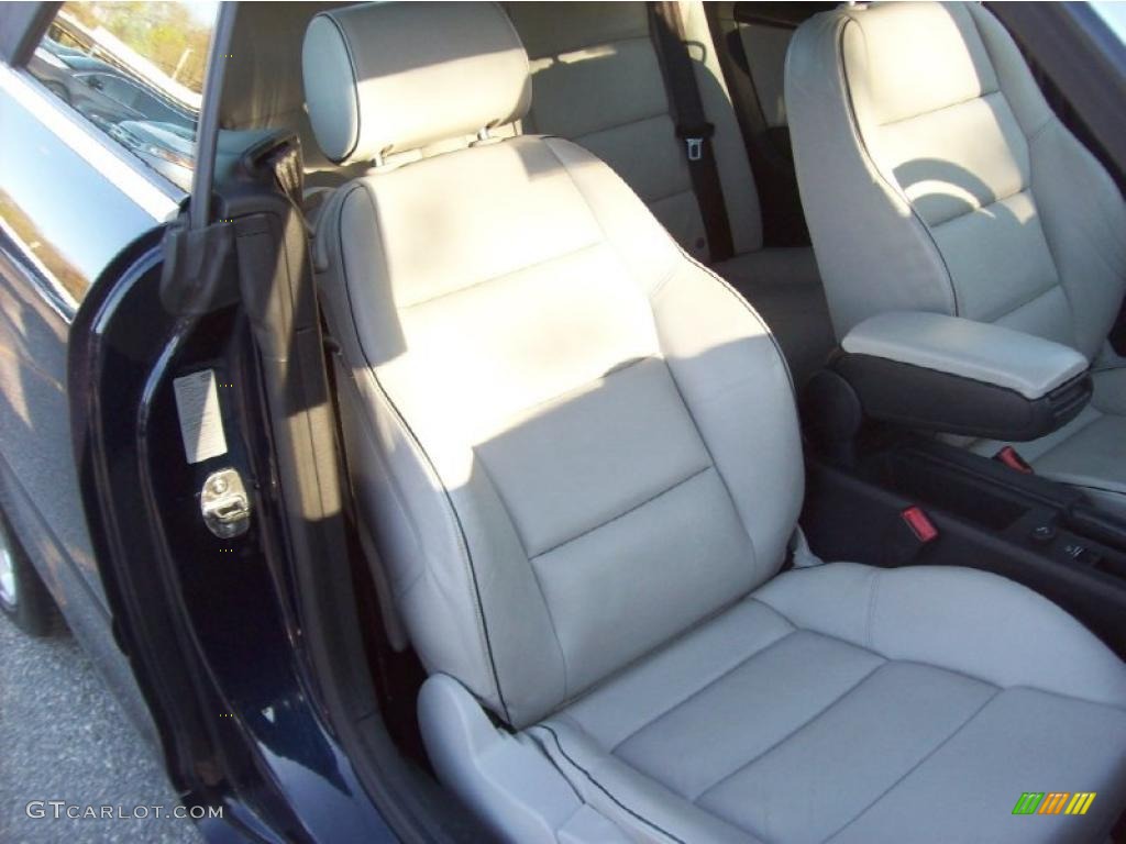 Silver Interior 2004 Audi S4 4.2 quattro Cabriolet Photo #48928688