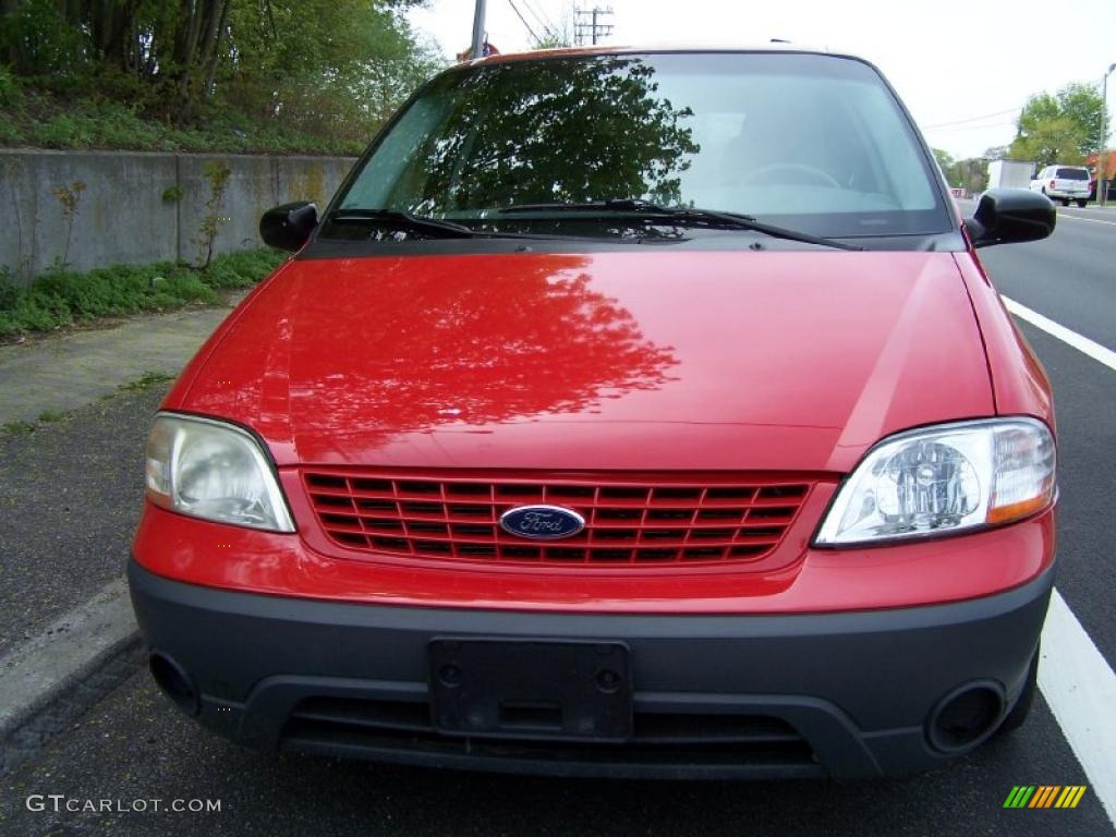 2001 Windstar SE Sport - Bright Red Metallic / Medium Graphite photo #2