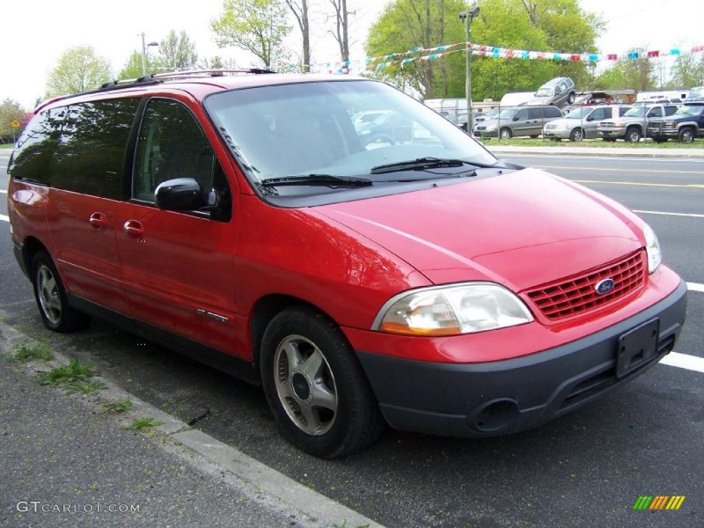 2001 Windstar SE Sport - Bright Red Metallic / Medium Graphite photo #4
