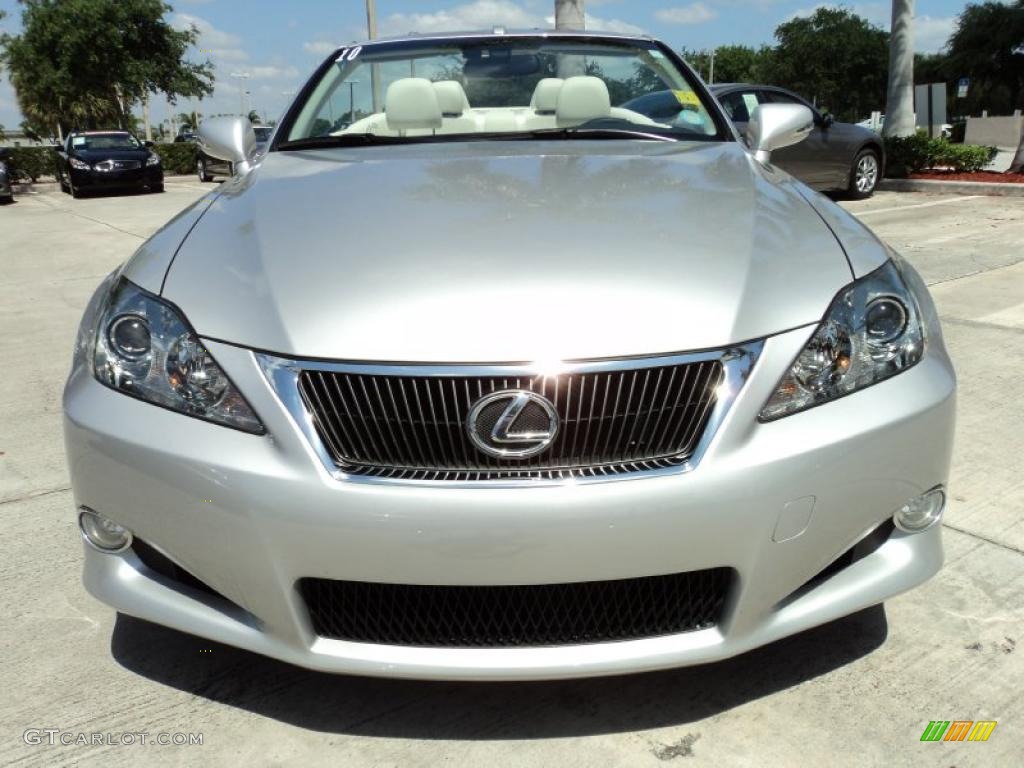 Tungsten Silver Pearl 2010 Lexus IS 250C Convertible Exterior Photo #48929731