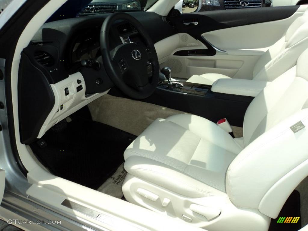 Alabaster Interior 2010 Lexus IS 250C Convertible Photo #48929764