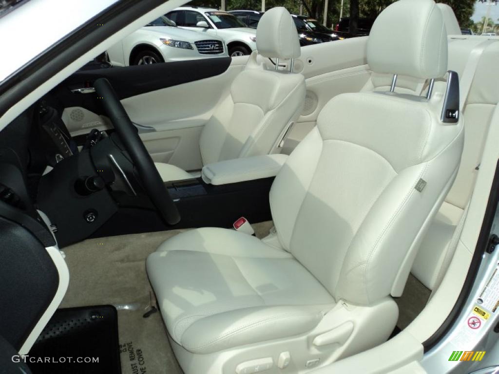 Alabaster Interior 2010 Lexus IS 250C Convertible Photo #48929776
