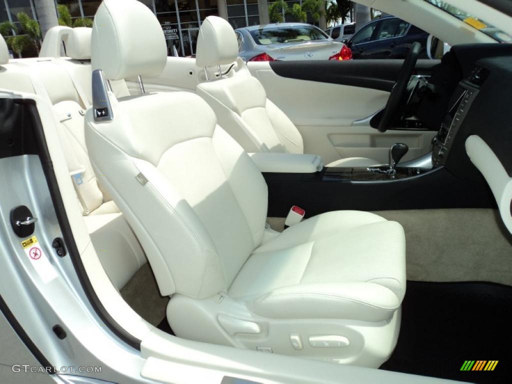 Alabaster Interior 2010 Lexus IS 250C Convertible Photo #48929812