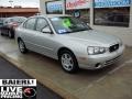 2002 Silver Pewter Hyundai Elantra GLS Sedan  photo #1