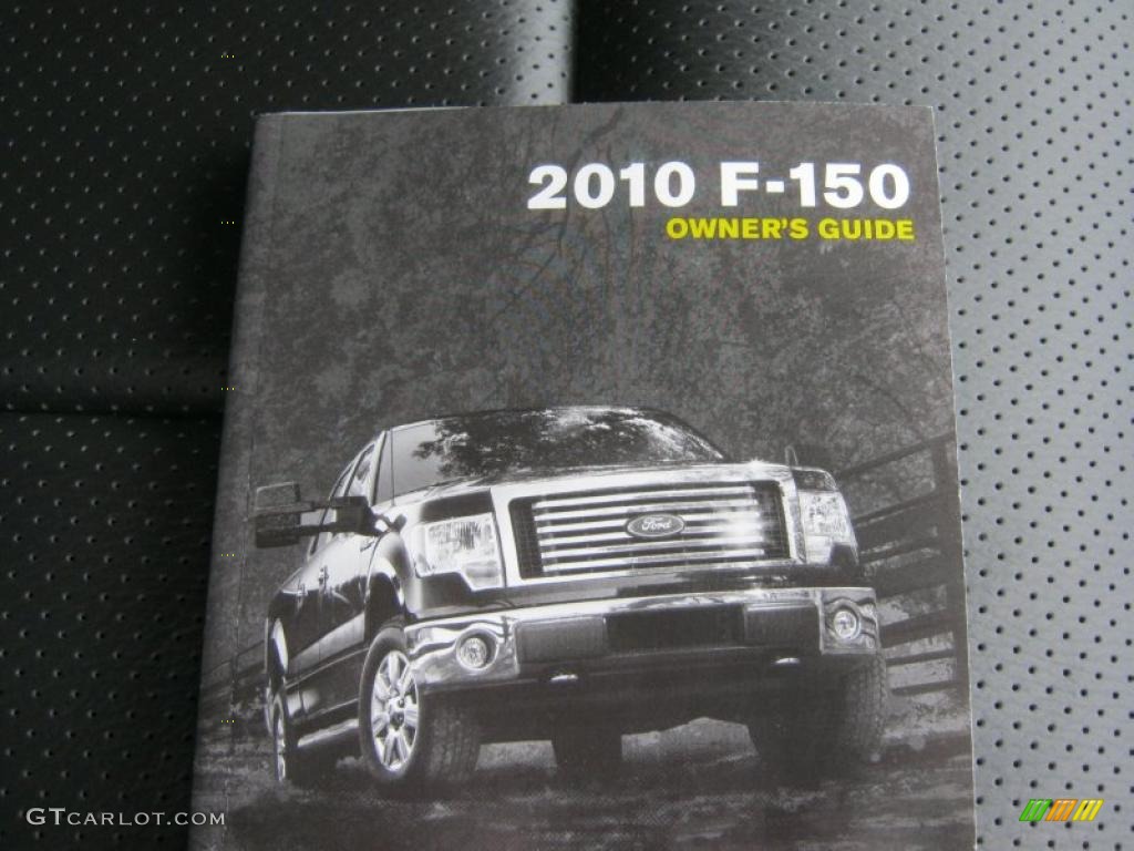 2010 F150 Lariat SuperCab 4x4 - White Platinum Metallic Tri Coat / Black photo #21