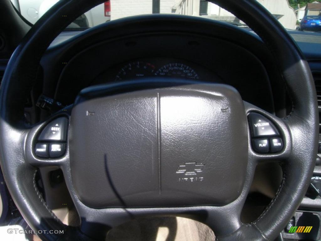 2002 Camaro Z28 Convertible - Navy Blue Metallic / Neutral photo #18