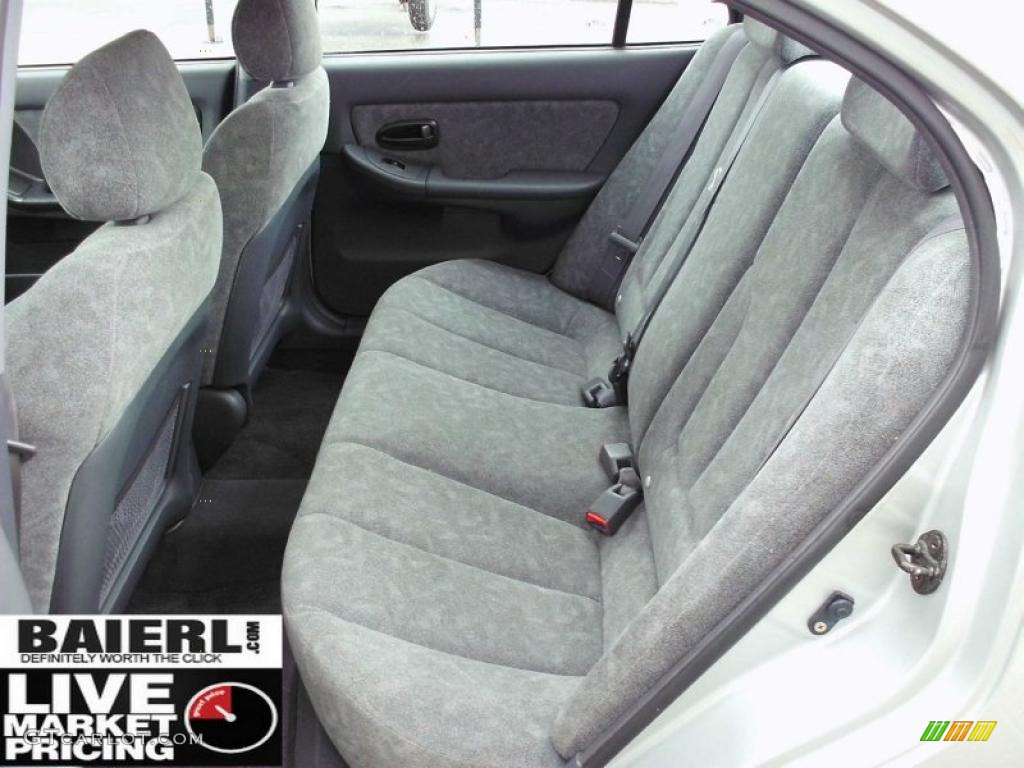2002 Elantra GLS Sedan - Silver Pewter / Gray photo #12