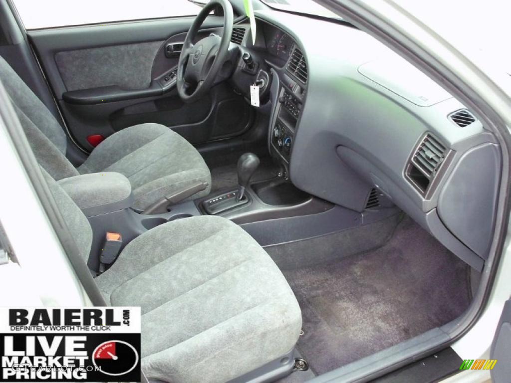 2002 Elantra GLS Sedan - Silver Pewter / Gray photo #16