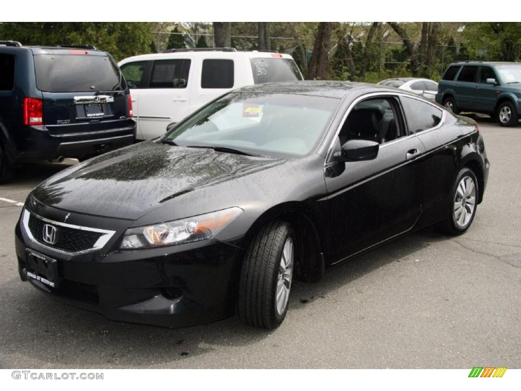 2008 Accord EX-L Coupe - Nighthawk Black Pearl / Black photo #1