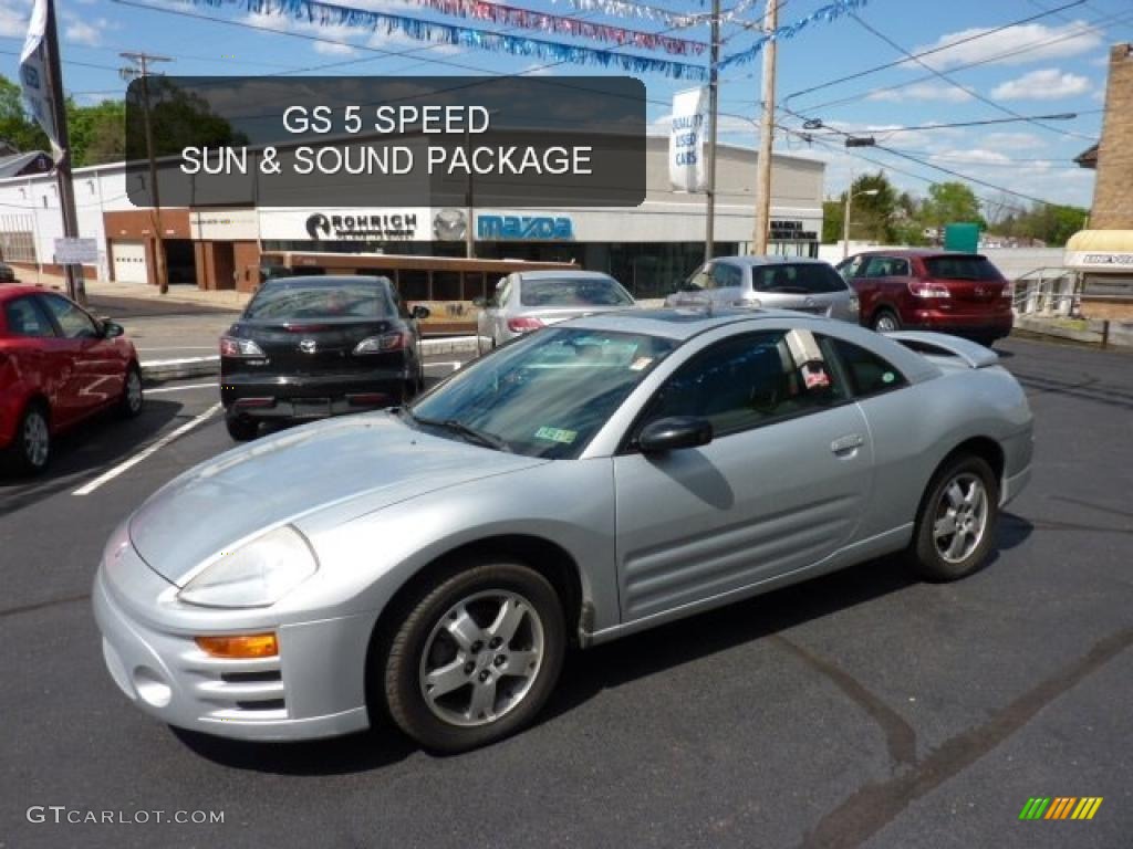2003 Eclipse GS Coupe - Sterling Silver Metallic / Midnight photo #1