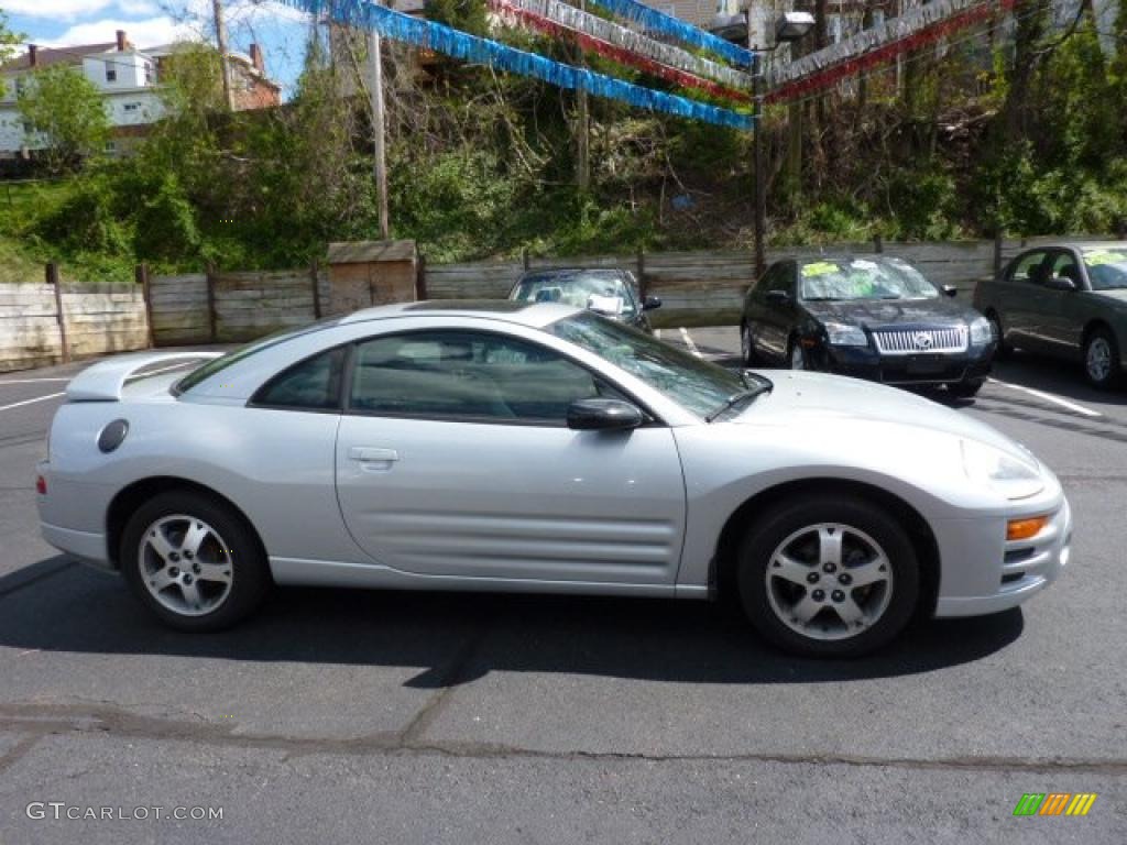 2003 Eclipse GS Coupe - Sterling Silver Metallic / Midnight photo #6