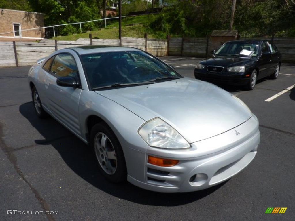 2003 Eclipse GS Coupe - Sterling Silver Metallic / Midnight photo #11