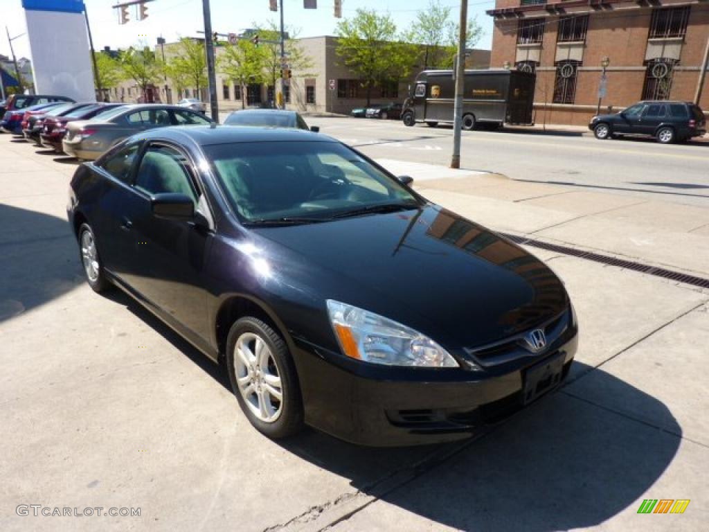 2006 Accord EX Coupe - Royal Blue Pearl / Black photo #6